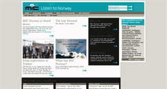 Desktop Screenshot of listento.no